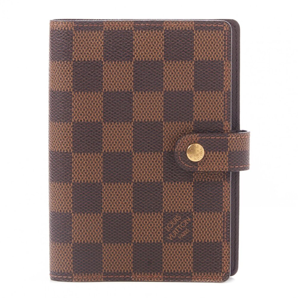 Louis Vuitton Damier Ebene Small Ring Agenda Cover